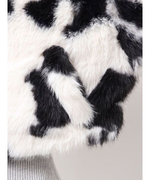 GYDA（ジェイダ） ブルゾン アウター 「WEB限定」COW PATTERN フェイク