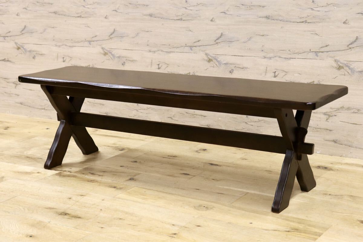 Yahoo!オークション -「カリモク rustic ベンチ」の落札相場・落札価格