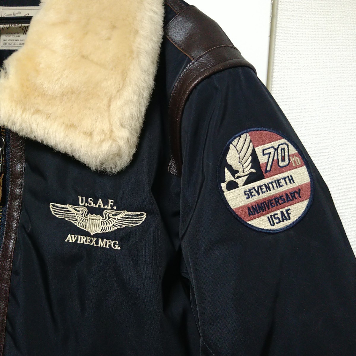 AVIREX/メンズXL/70周年記念限定モデル/U S A F 70th ANNIVERSARY TYPE