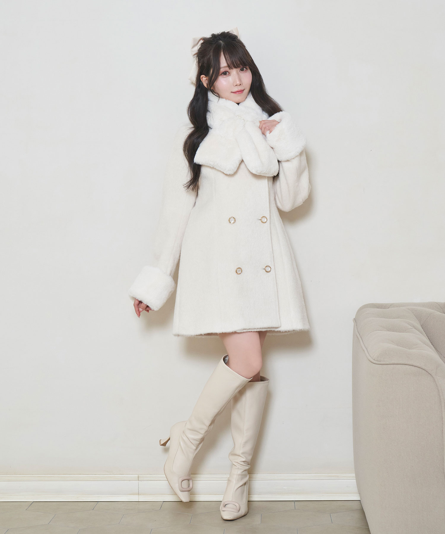 tippet muffler set coat – BUNNY APARTMENT