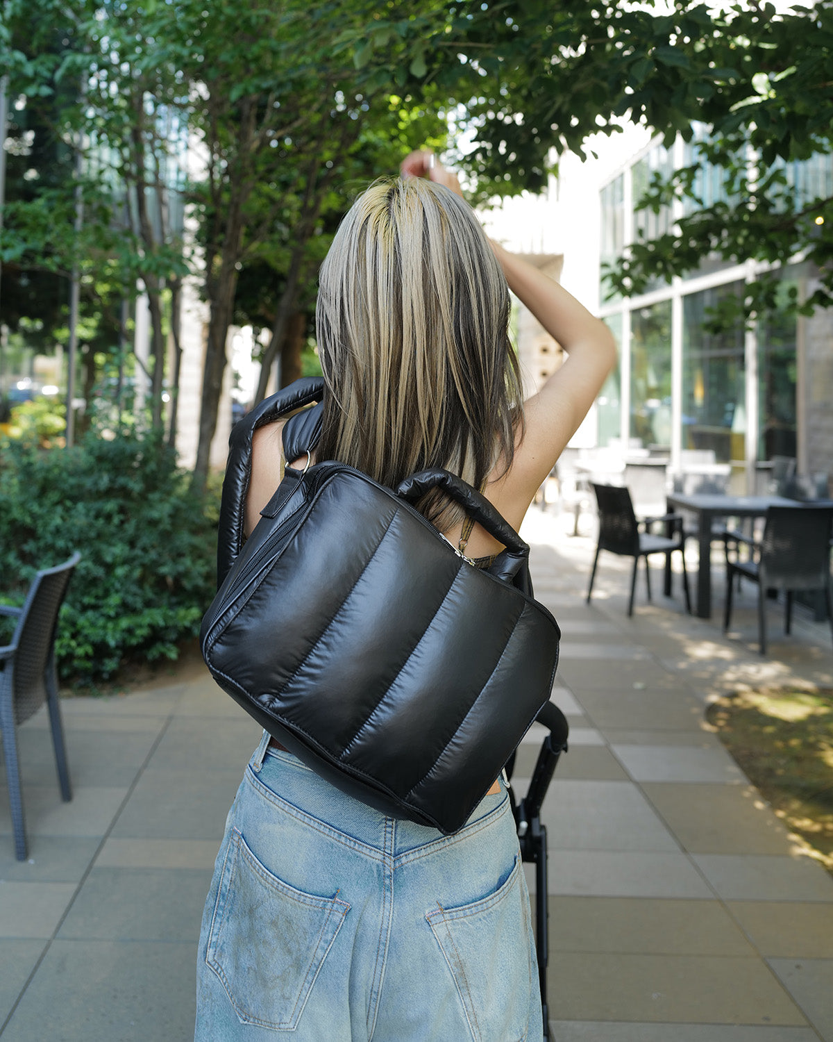 quilting mothers pouch bag -BLK- – Calin ONLINESTORE