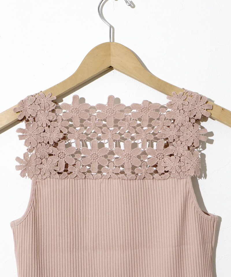 back lace cami～ﾊﾞｯｸﾚｰｽｷｬﾐ | flower／フラワー公式通販