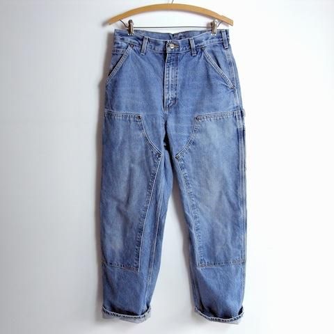 90's USA製 カーハート ダブルニー デニムパンツ W32 [Carhartt