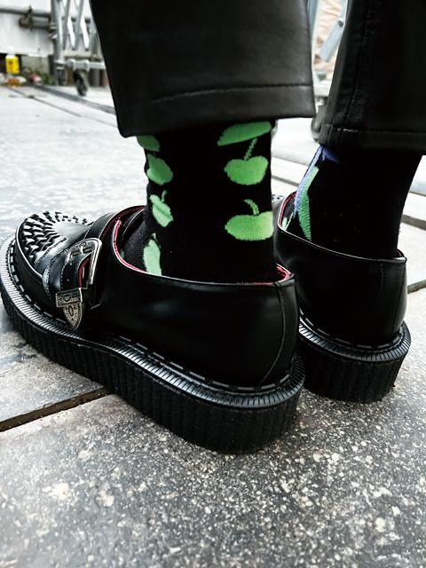 CYbER dYNE×GEORGE COX/ラバーソール BlackLeather