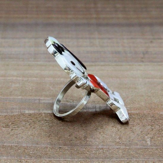 ZUNI ズニ族｜インレイ キャラクター リング DON DEWA作 (ズニ族)(ドン