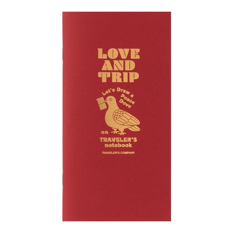 トラベラーズノート レギュラーサイズ リフィル 限定 LOVE AND TRIP