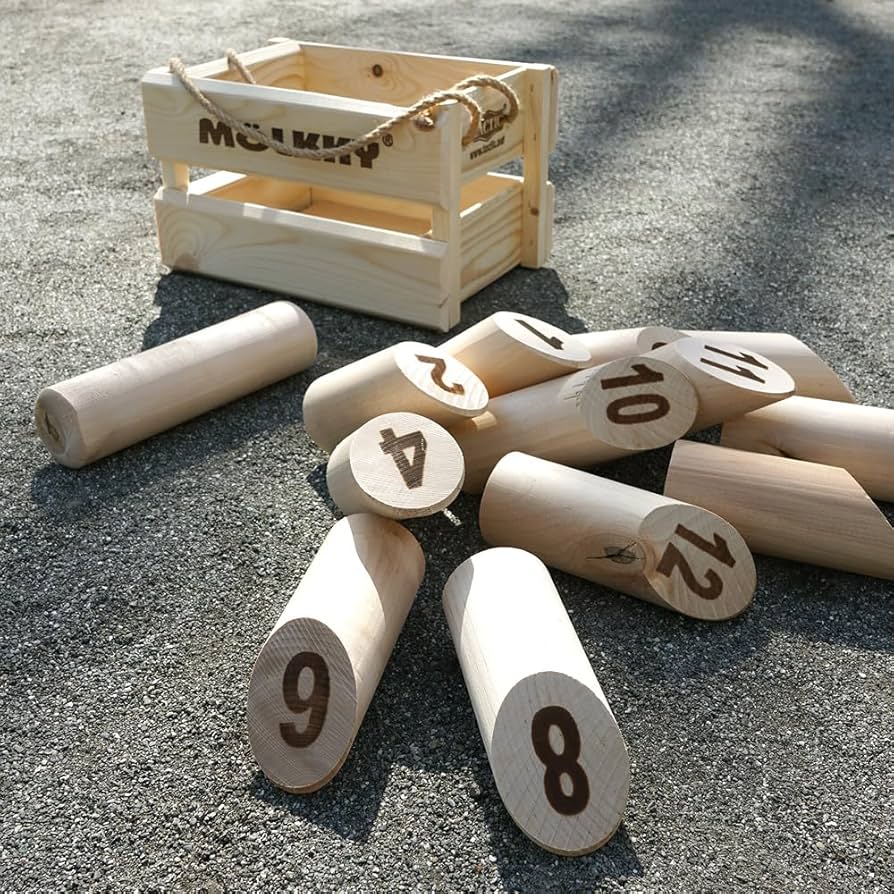 Amazon.co.jp: [ モルック ] MOLKKY おもちゃ Molkky Finnish Wooded