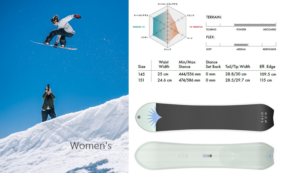 Amazon | サロモン(SALOMON) スノーボード 板 ボード PILLOW TALK