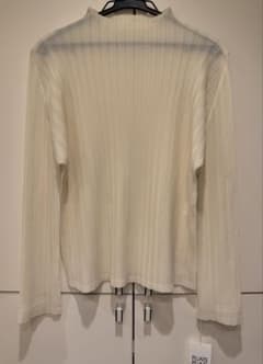 プリーツプリーズイッセイミヤケ リブハイネック長袖シャツPP33FK333