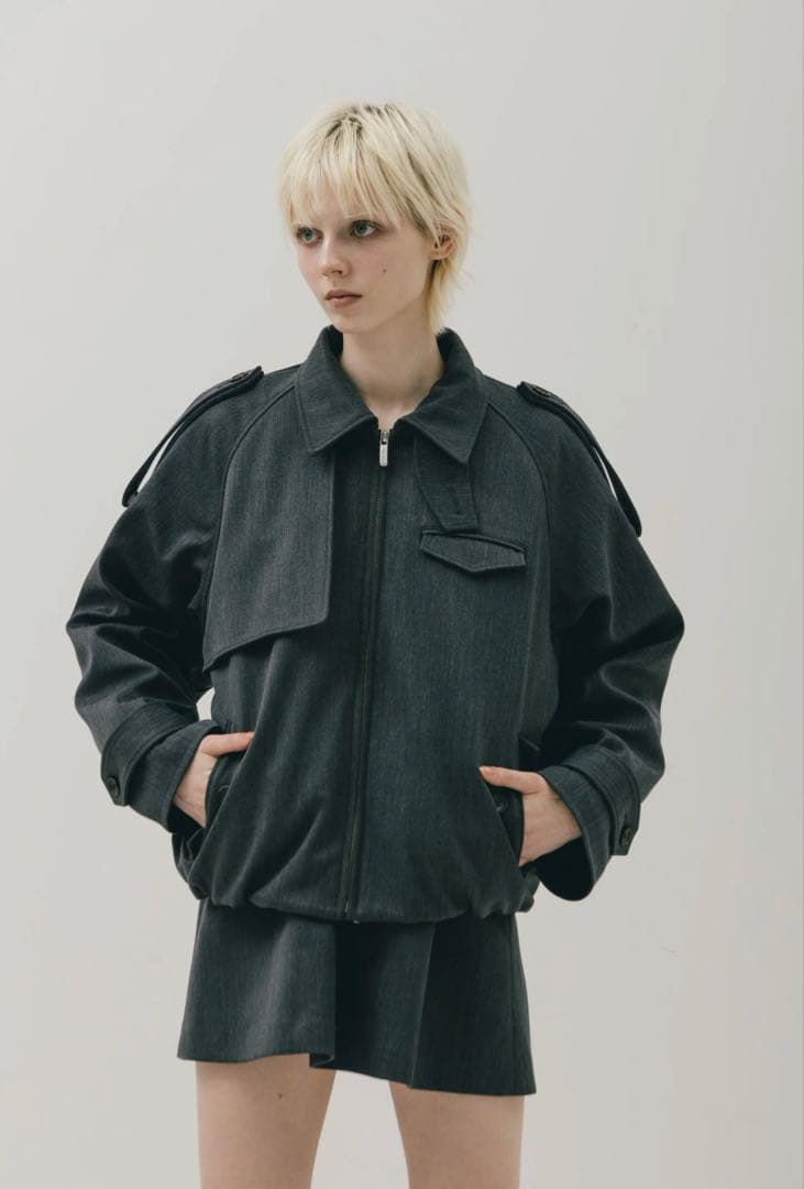 THE TOE Bond Jacket アウター　ジャケット　コート　グレー Bond Jacket – THE TOÉ