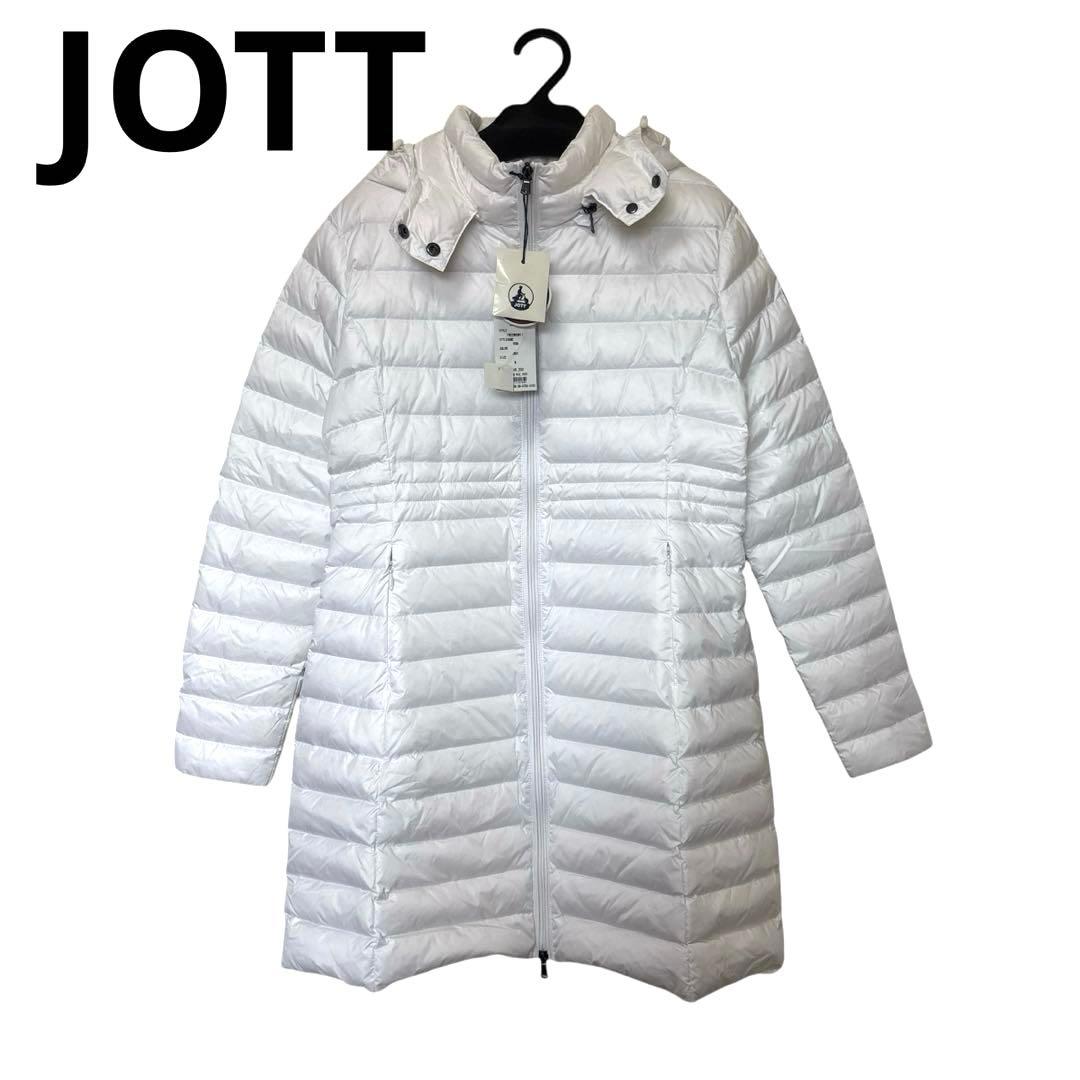 新品未使用タグ付　JOTT ジョット　ライトウエイト ダウンコート　ホワイト　M JOTT（ジョット） レディースダウンコート FW23WDOW14 / VERO2.0