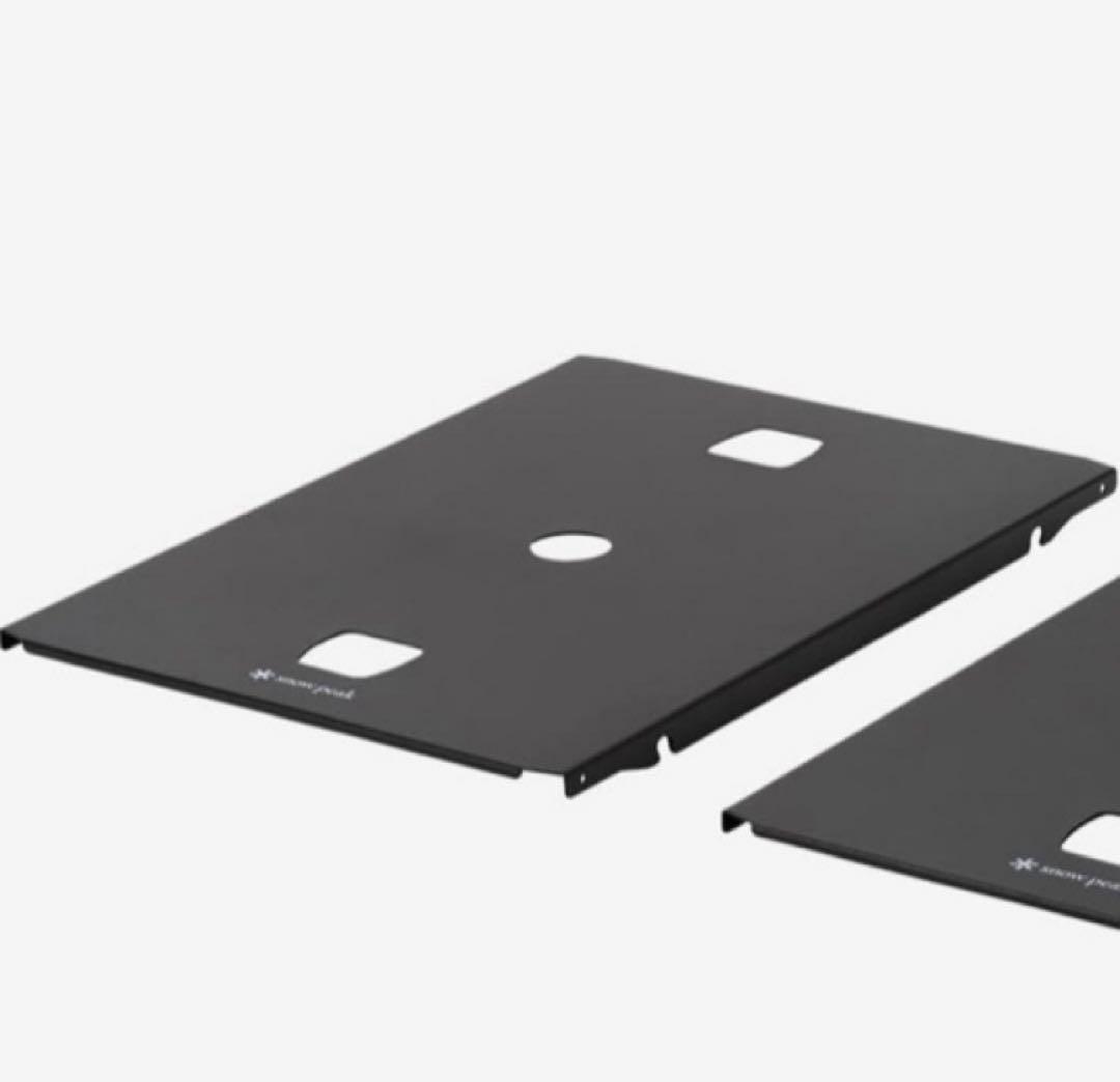  peak フラットバーナー専用リッドトレーブラック2枚セット 発売中止】スノーピーク「フラットバーナー ブラックコンバージョン