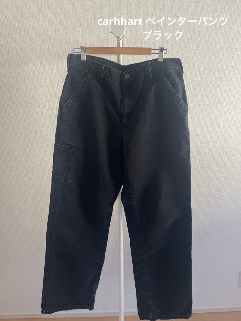 carhhart ペインターパンツ　ブラック carhartt ダックパンツ | フェードブラック - 札幌 ビンテージ 古着屋