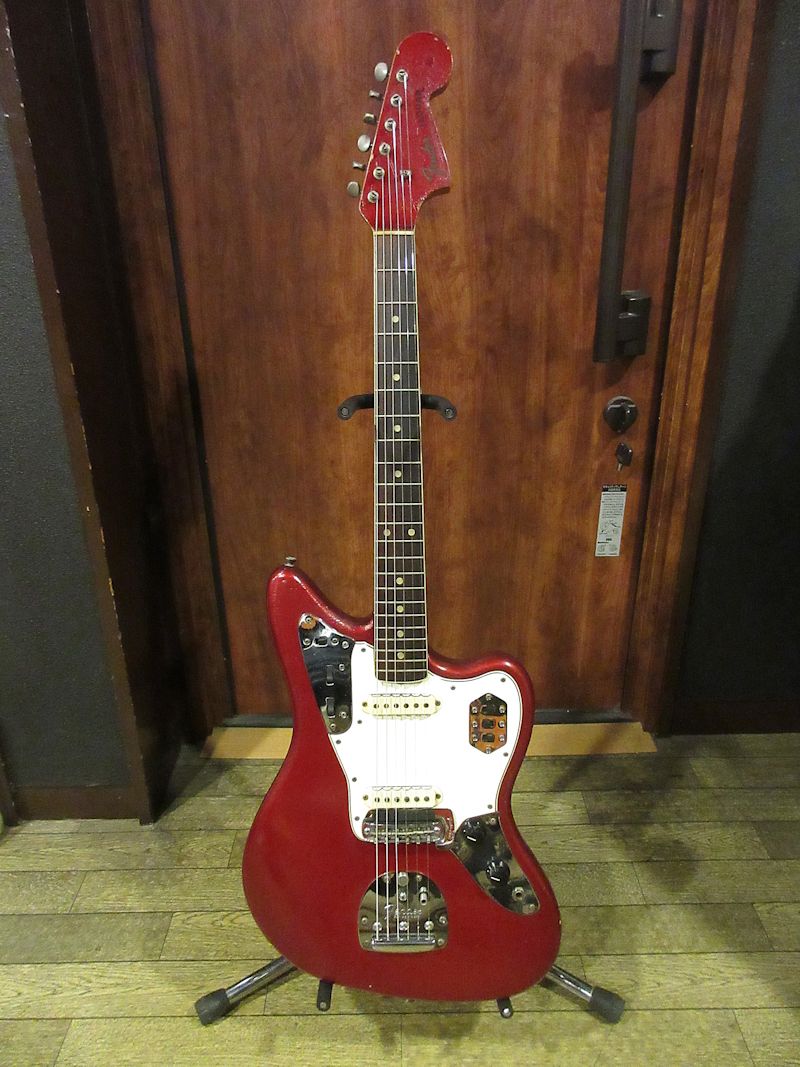 1965 Fender Jaguar Candy Apple Red - ヴィンテージギター買取り