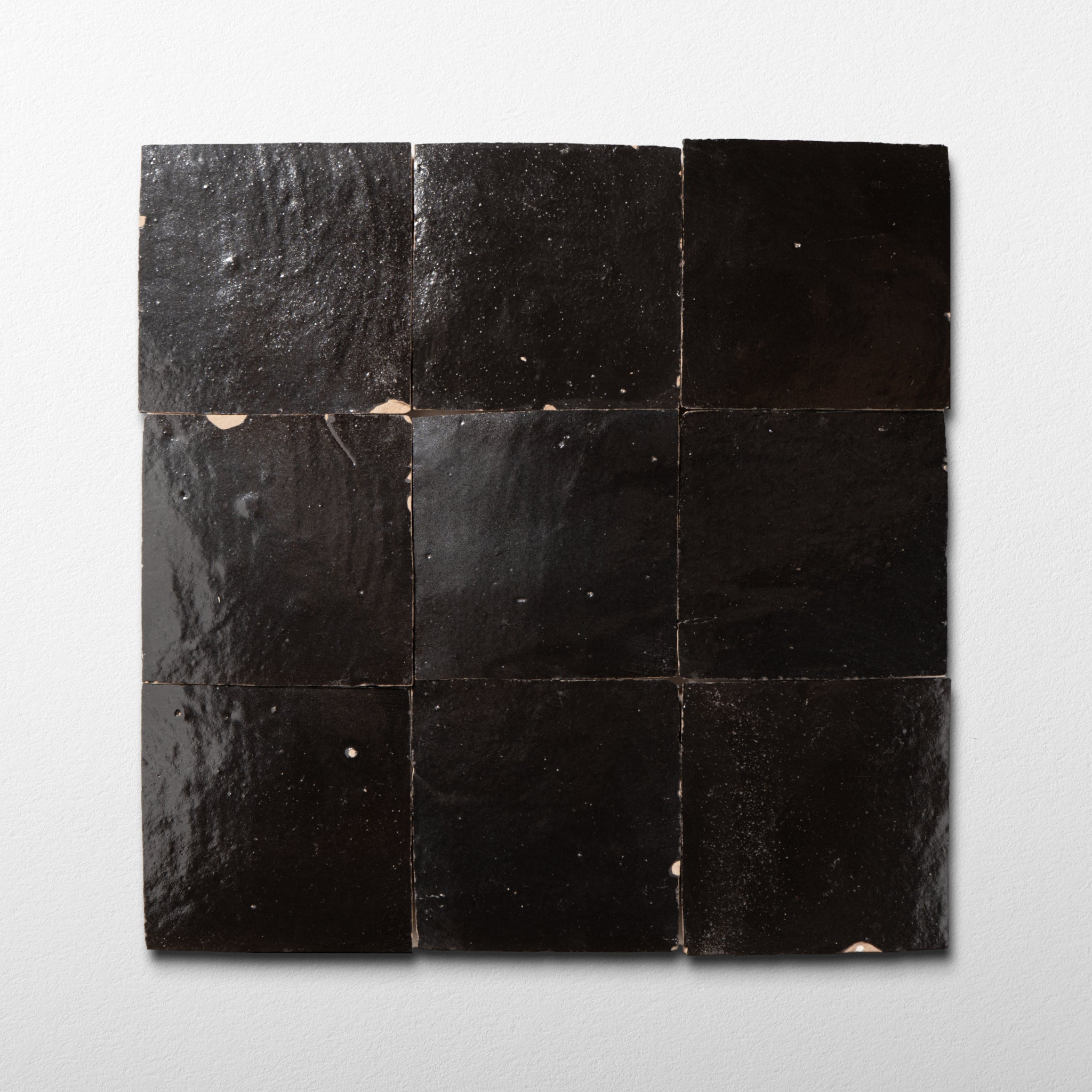 Handmade Moroccan Zellige 4x4 Coal Matte Terracotta Tile – Tiles