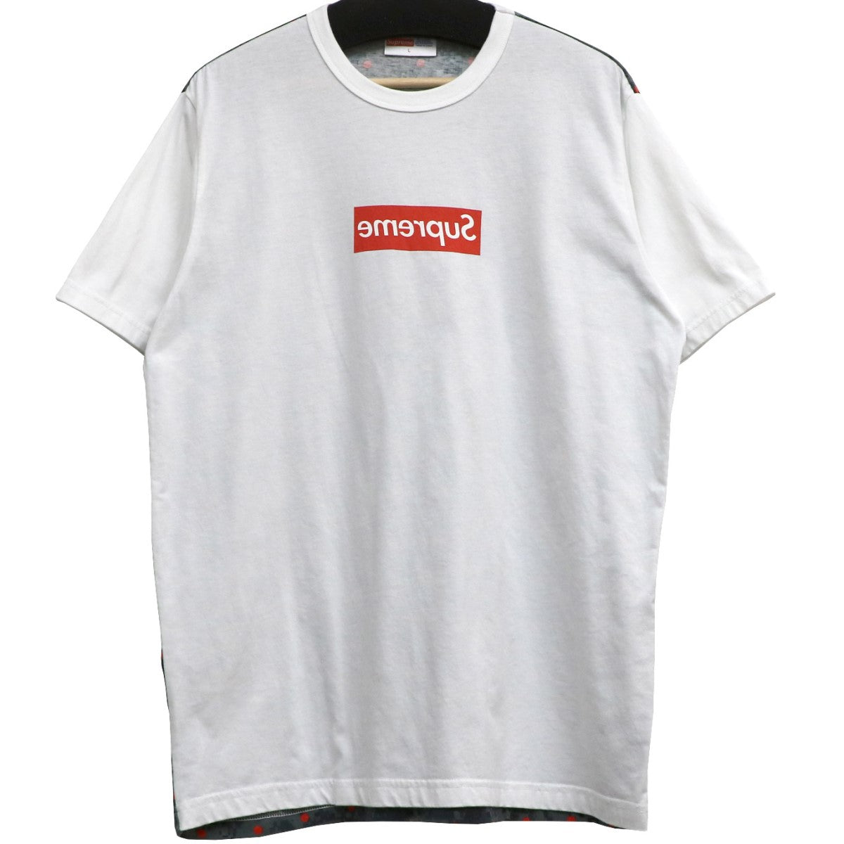 SUPREME×COMME des GARCONS SHIRT 13SS反転BOX Logo Box Logo S／S Tee