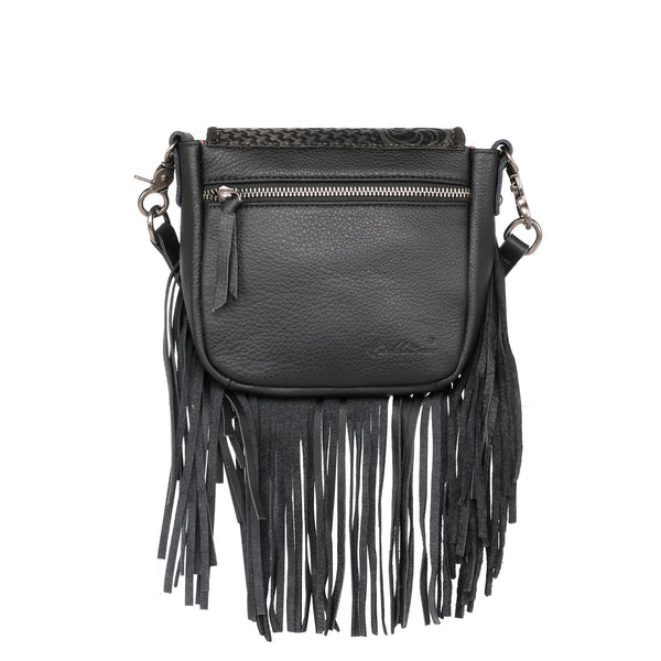 RLC-L162 Montana West Genuine Leather Tooled Collection Fringe