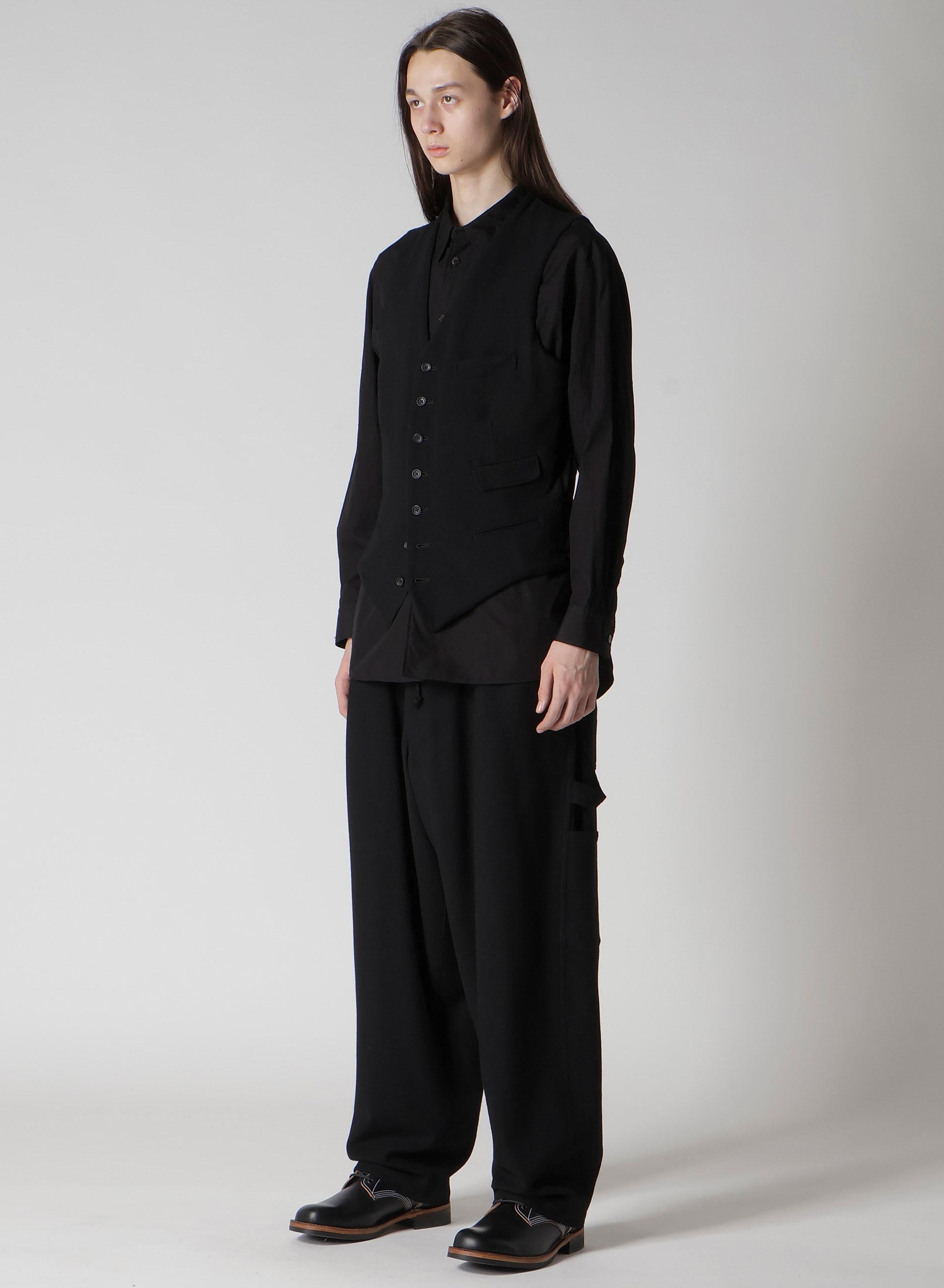 FLANNEL REVERSIBLE VEST(S Black): Soldes｜THE SHOP YOHJI YAMAMOTO