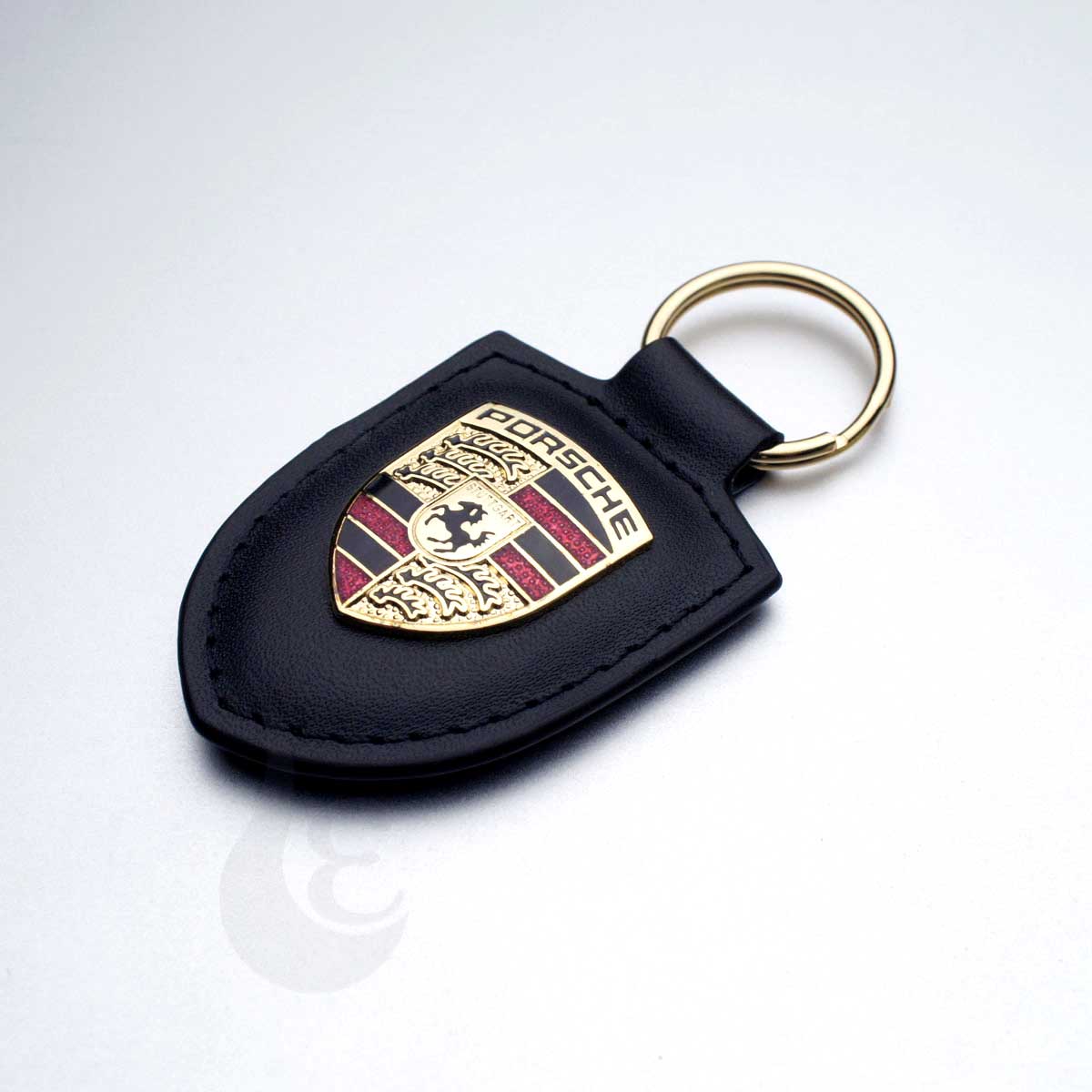 楽天市場】Porsche ポルシェ クレストキーホルダー ブラック