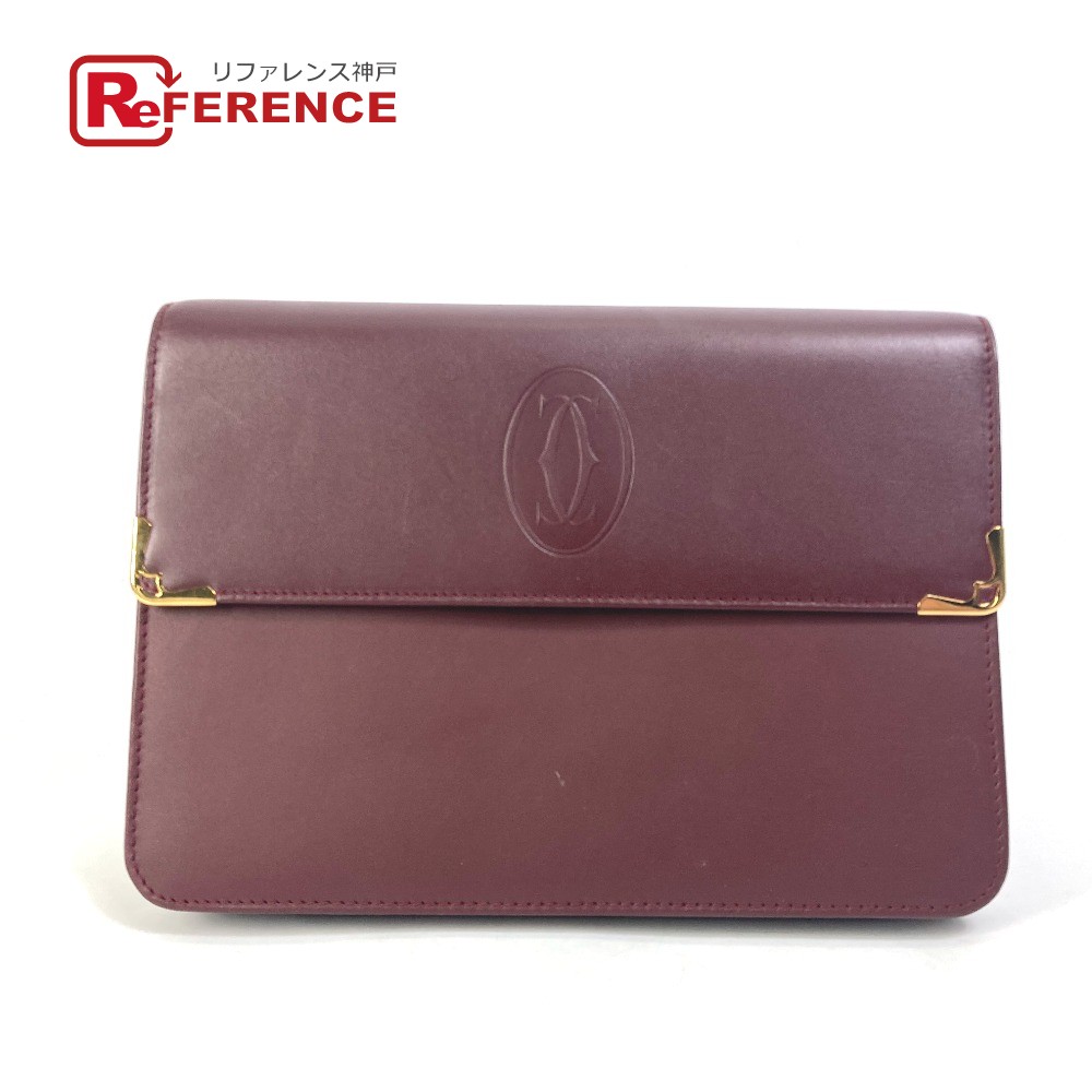 楽天市場】CARTIER カルティエ マストライン フラップ クラッチバッグ