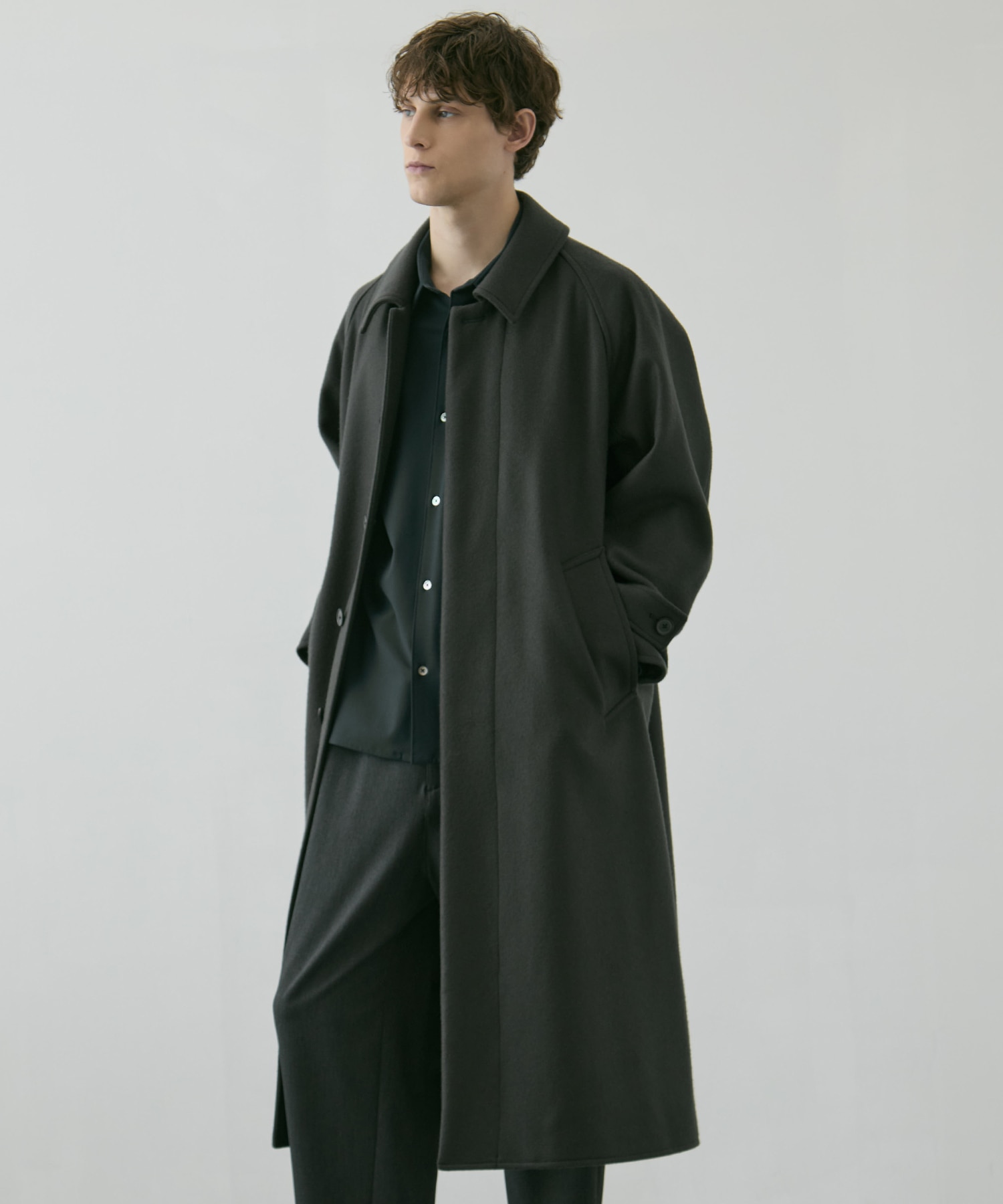 残りわずか｜再入荷なし〉超撥水 SUPER 140's ステンカラーコート(1