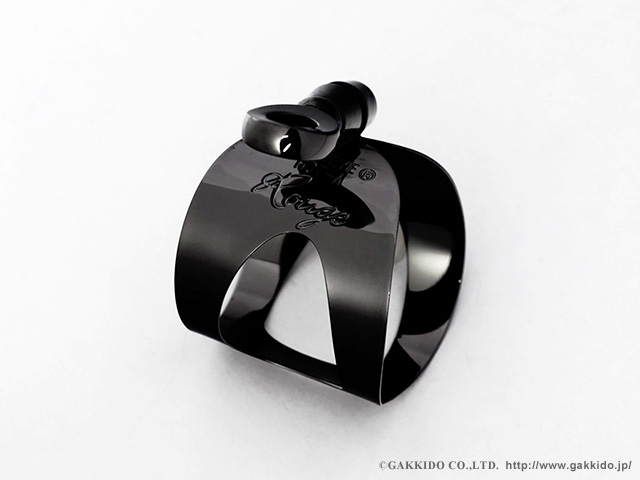 BULLSEYE アルトサックス用リガチャー Rouge-Hot ガンメタル仕上げ