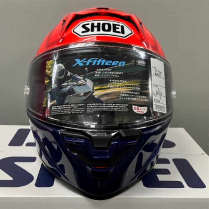 在庫限り】 X-Fifteen MARQUEZ 7 TC-1 RED/BLUE フルフェイス