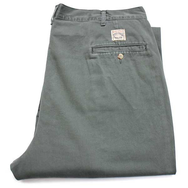 90s USA製 ポロ ラルフローレン ツータック コットン チノパン