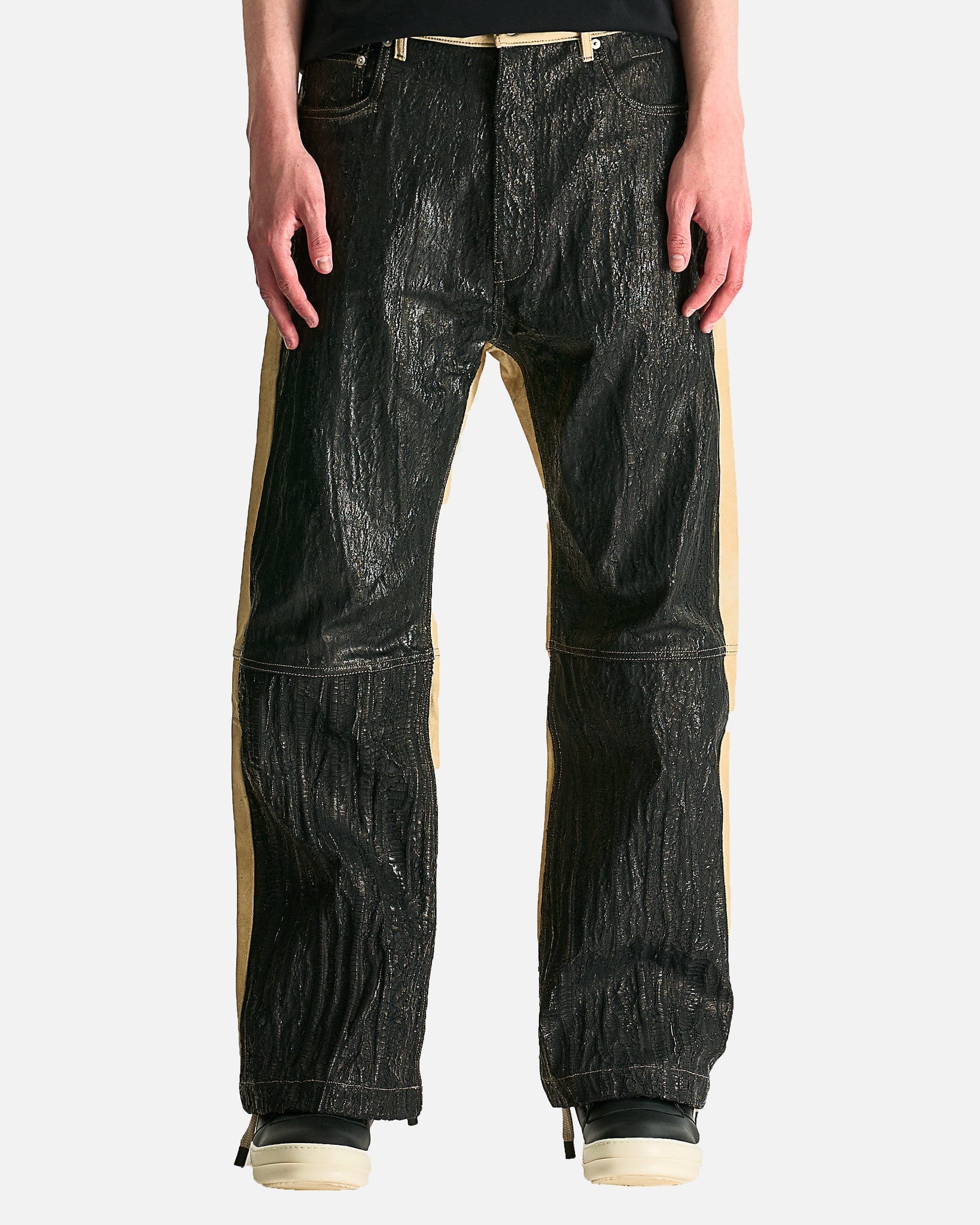 Geth Jeans in Parchment/Black – SVRN