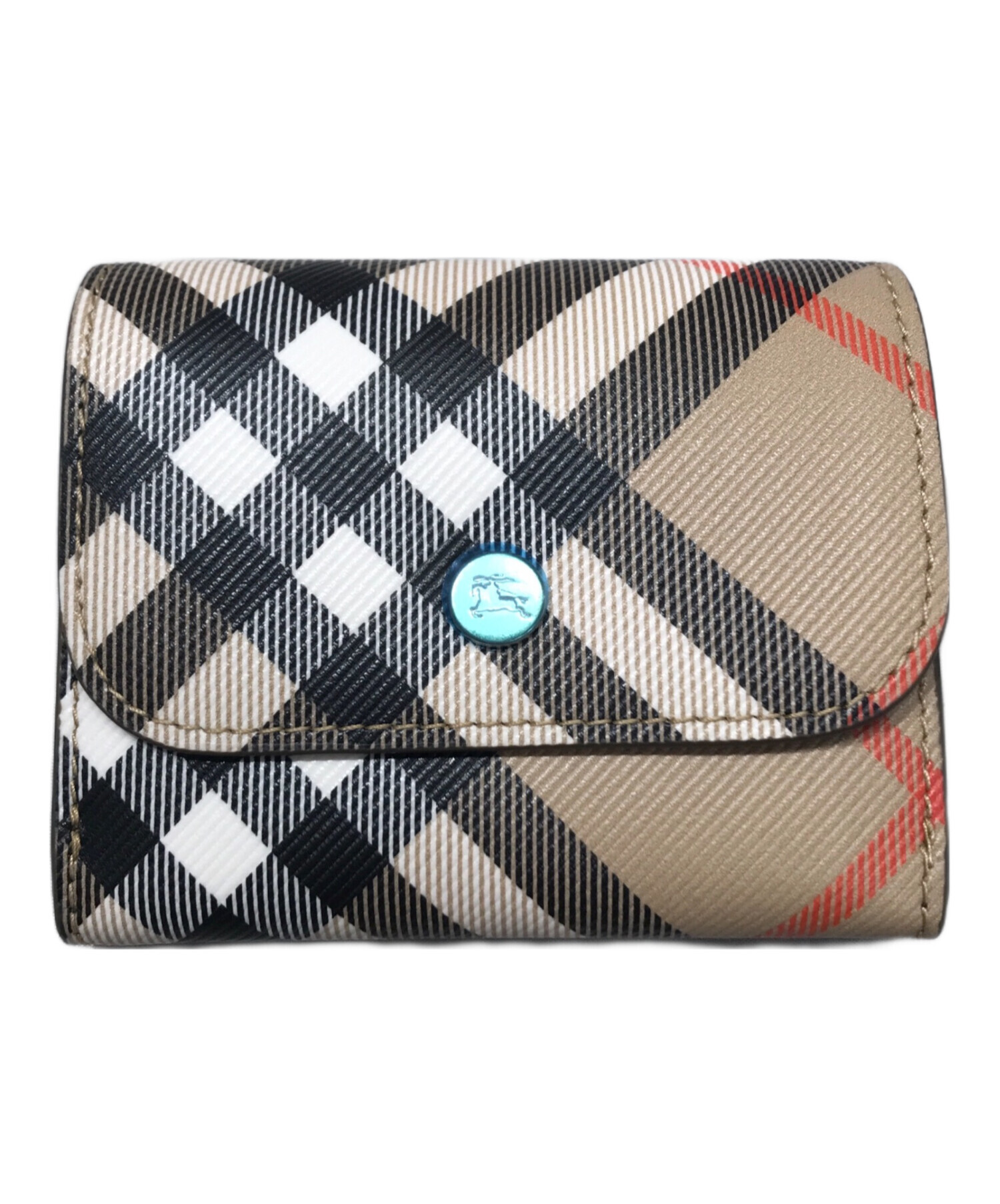 中古・古着通販】BURBERRY (バーバリー) ノバチェック 2つ折り財布