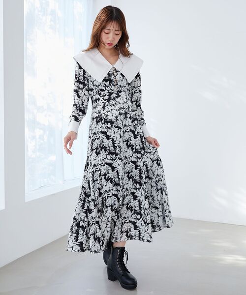 MAJESTIC LEGON（マジェスティックレゴン） ワンピース ビッグカラー花