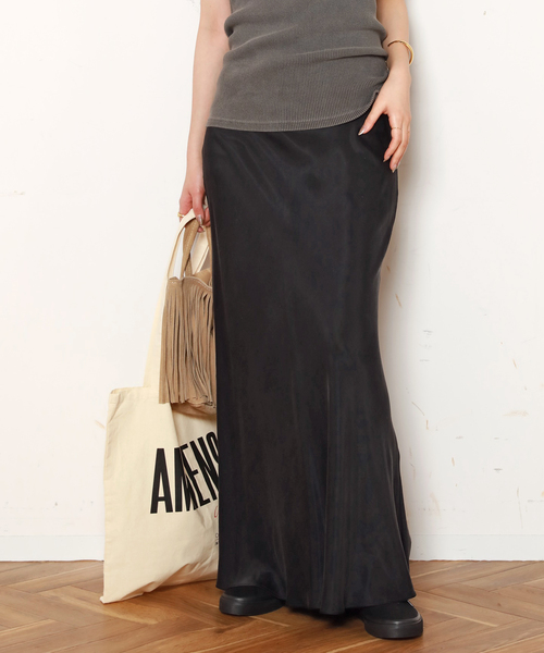 EVERYDAY I LIKE. スカート * Cu/R maxi skirt : ZOZOTOWN Yahoo!店
