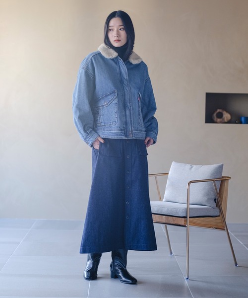 Levi's（リーバイス） デニムジャケット gジャン シェルパ ボンバー