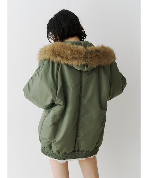 jouetie（ジュエティ） ブルゾン アウター ルーズN-2Bブルゾン ファー