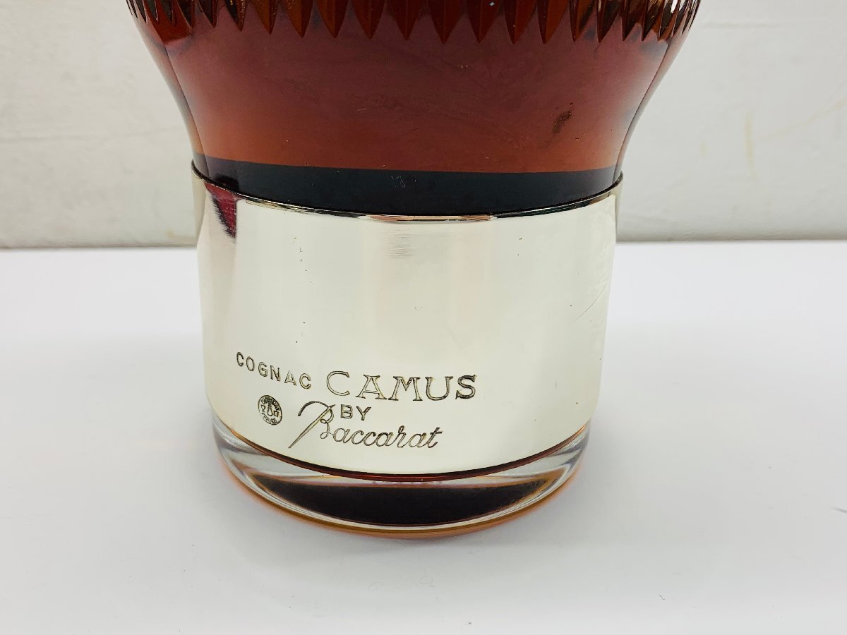 未開栓CAMUS カミュ 1863 シルバートップ バカラ 替栓・箱 カミュ 古酒