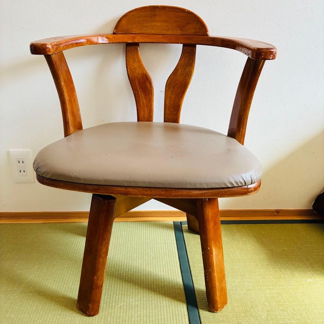 TOKYO PARAWOOD ダイニングチェア 回転 木製チェア 昭和レトロ｜Yahoo