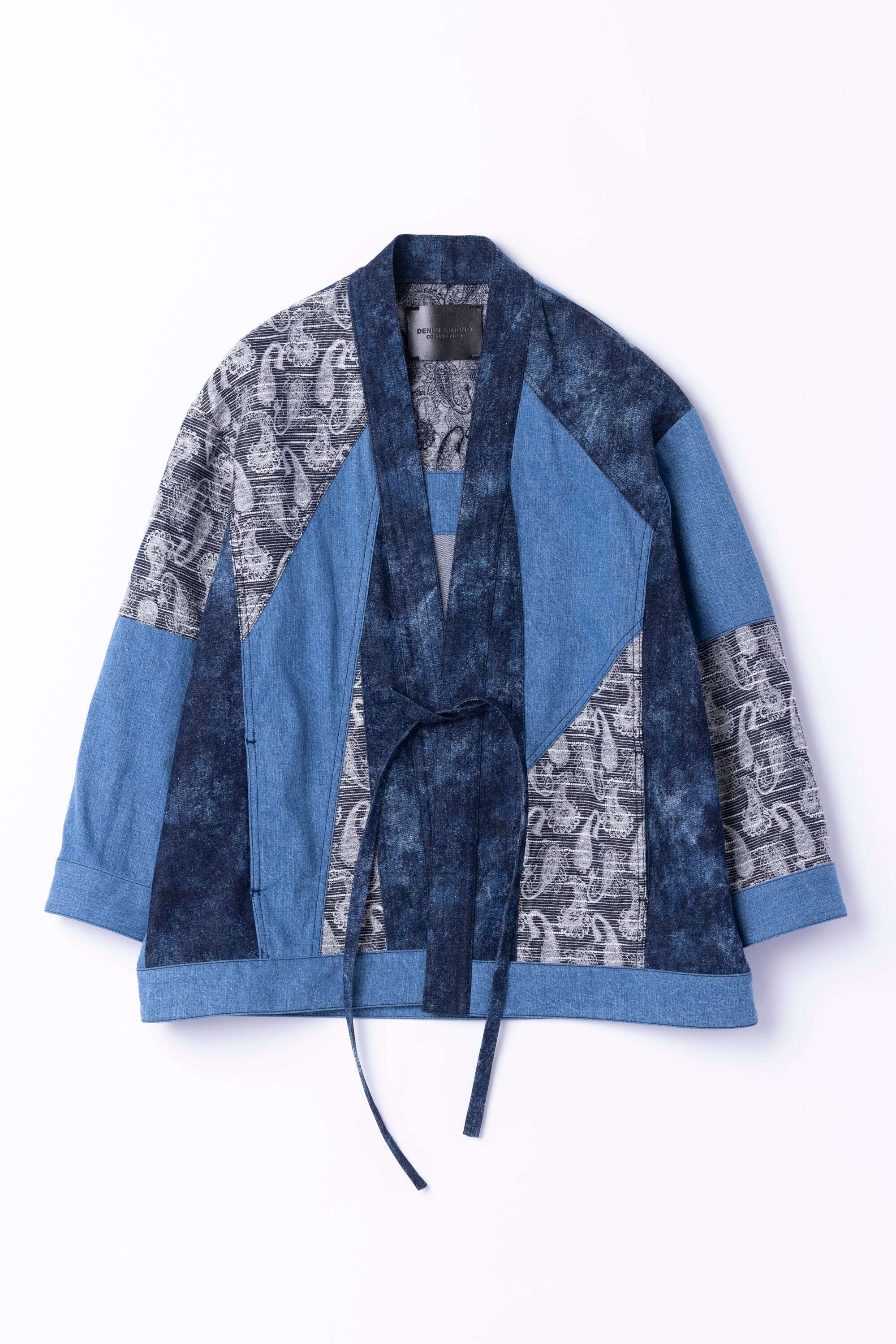 パッチワークジャケット -DK-23SSH-PW1-/BLUE | 青木被服 公式