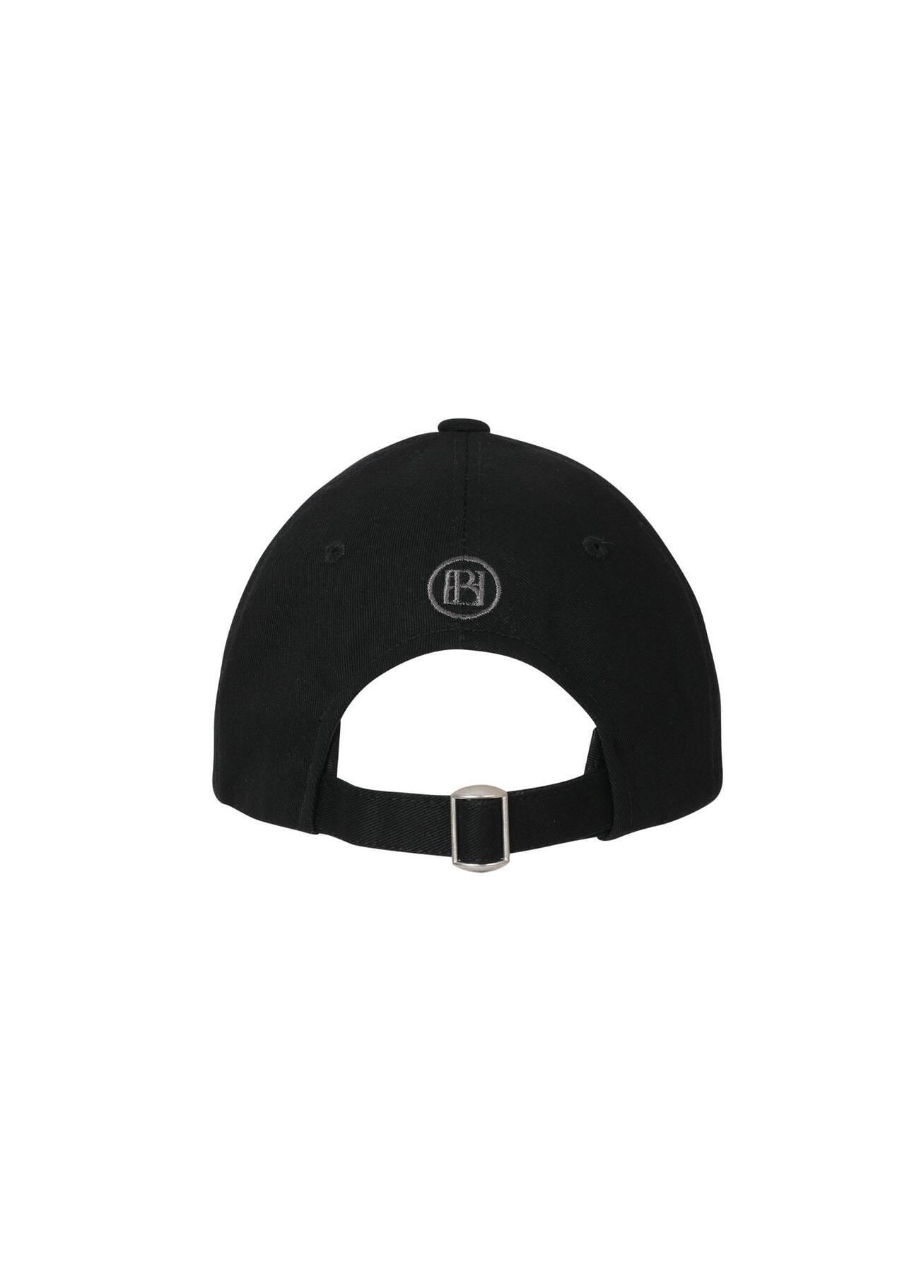 BOHEMIAN SEOUL] SIGNATURE LOGO COTTON BALL CAP, BLACK 正規品 韓国