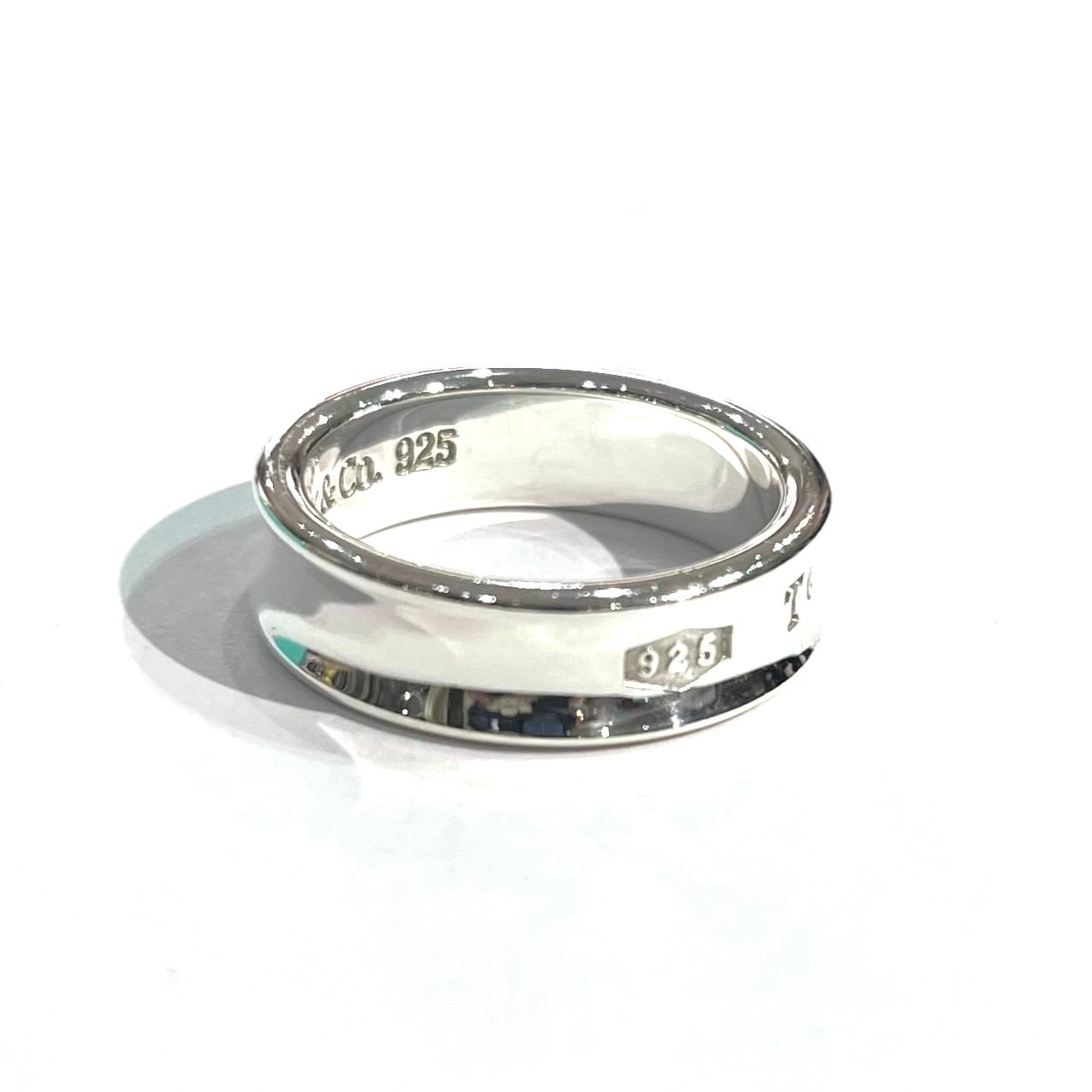 TIFFANY&CO】1973 ナローデザインシルバーリング 19.5号／ヴィンテージ