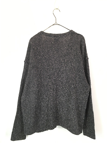 古着 90s GAP ネップ ローゲージ ウール コットン ニット カーディガン