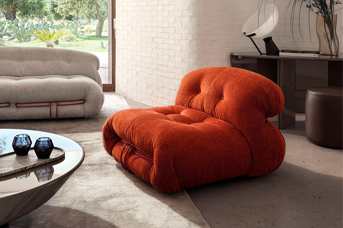 自分好みに育てるソファ」 カッシーナがセルヴィッジデニムで作った