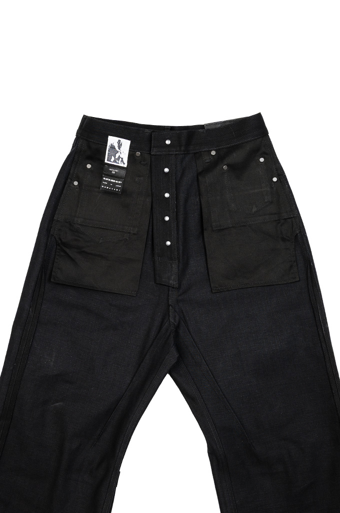 Rick Owens DRKSHDW Geth Jeans - Made In Japan 16oz Black/Black