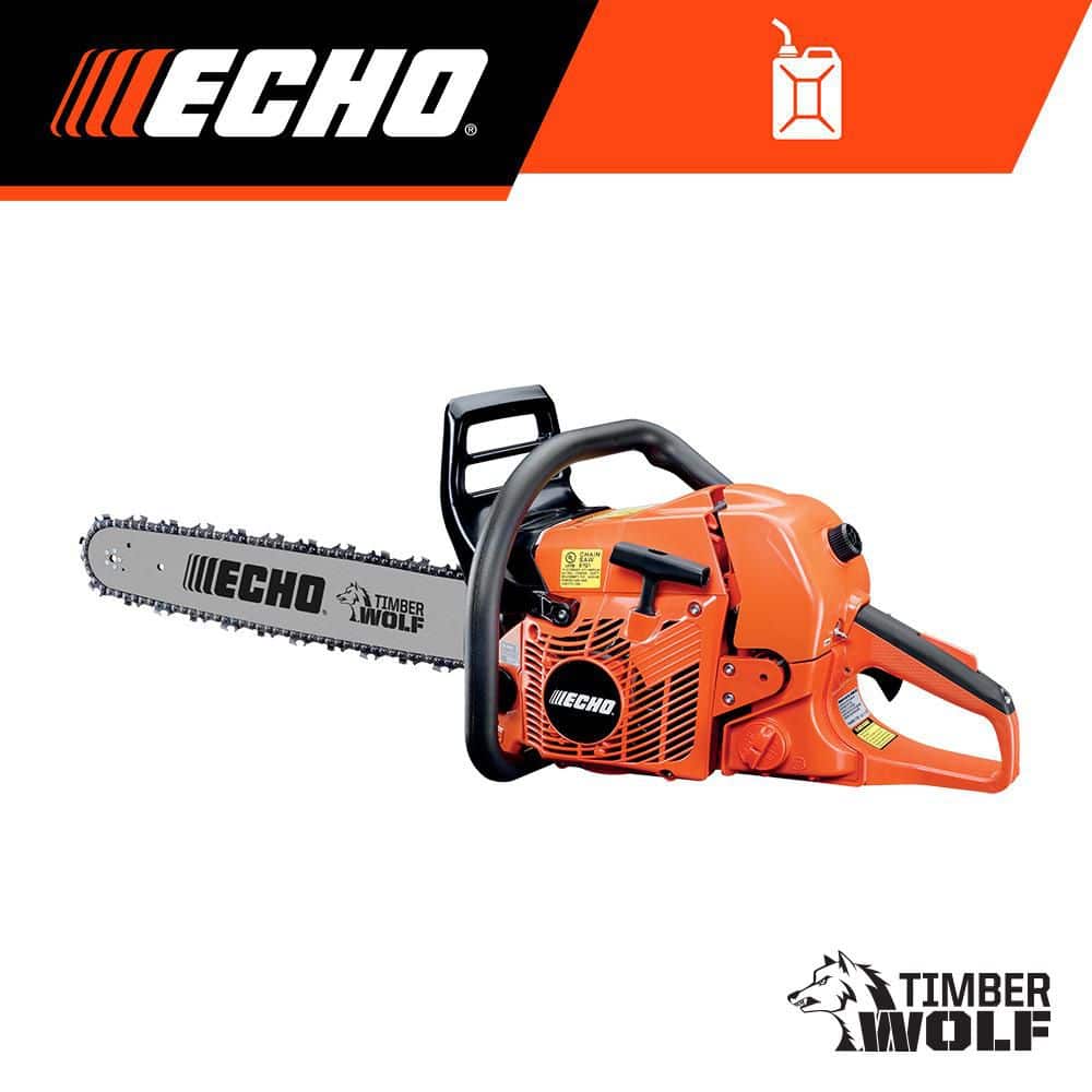 ECHO 18 in. 59.8 cc Gas 2-Stroke Rear Handle Timber Wolf Chainsaw