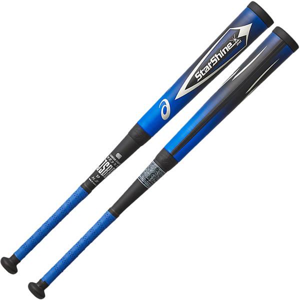 スターシャイン アシックス 野球 バット 軟式カーボン 少年用 スター