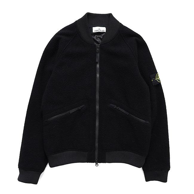 STONE ISLAND ストーンアイランド ボアフリース ウール ボンバー