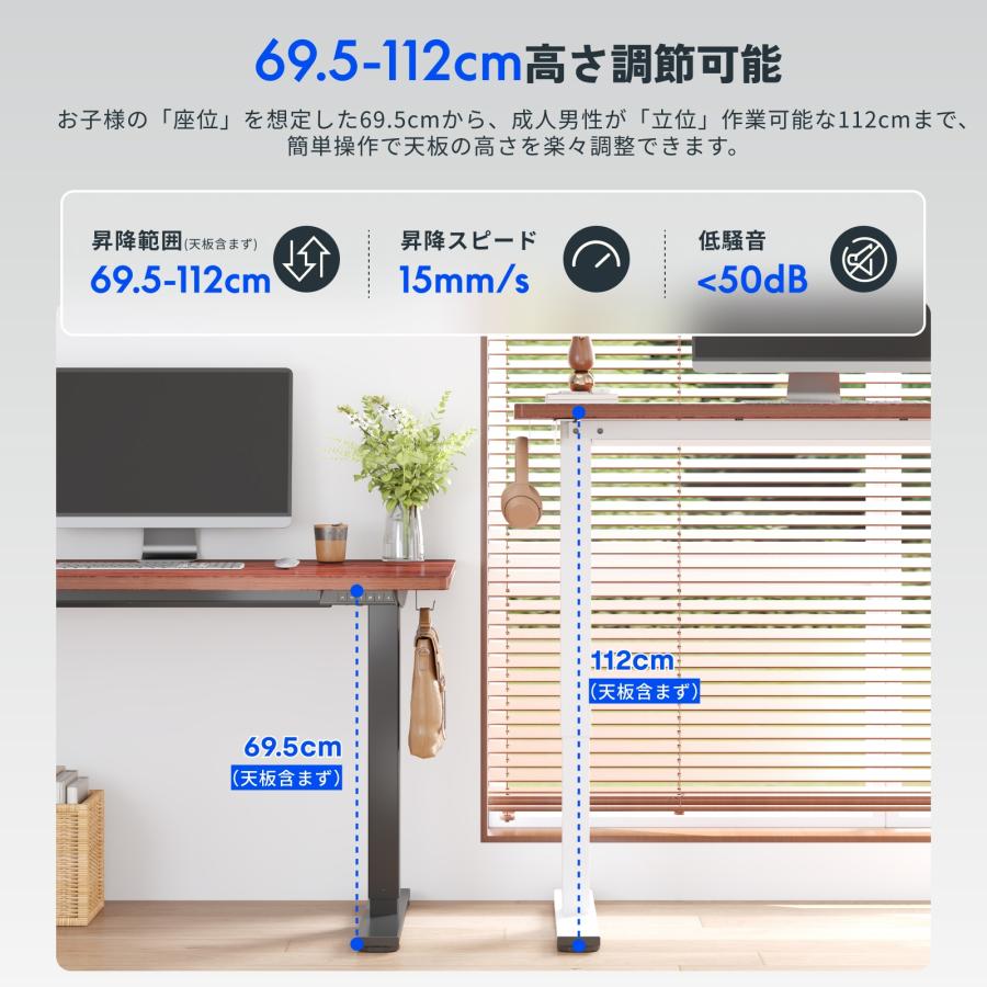 FlexiSpot スタンディングデスク FlexiSpot EF1 昇降式デスク 電動