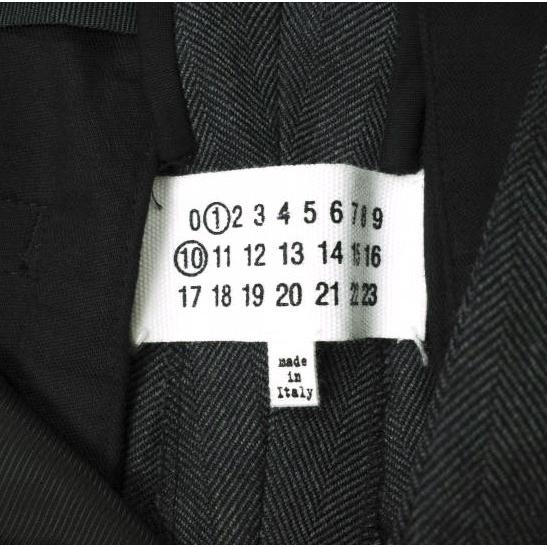 新品 Maison Margiela 1 10 メゾンマルジェラ 22AW ウールヘリンボーン