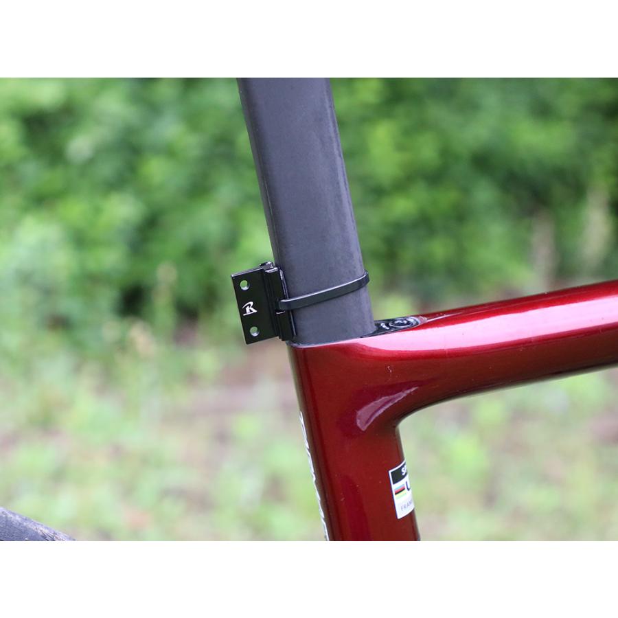 レックマウント]ゼッケンナンバープレートホルダータイプ6ブラック【NB