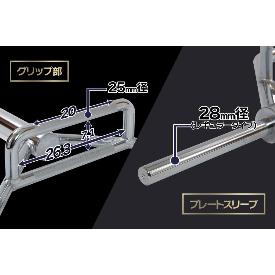 IROTEC（アイロテック） レギュラーHEXバー 径29mm専用/ バーベル