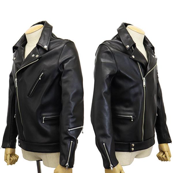 666 666 LEATHER WEAR LJM-8 フロントフラップ ライダースジャケット